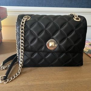 Kate Spade Natalia black quilted crossbody